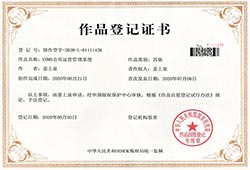 公司運營管理(lǐ)系統知識産權證書